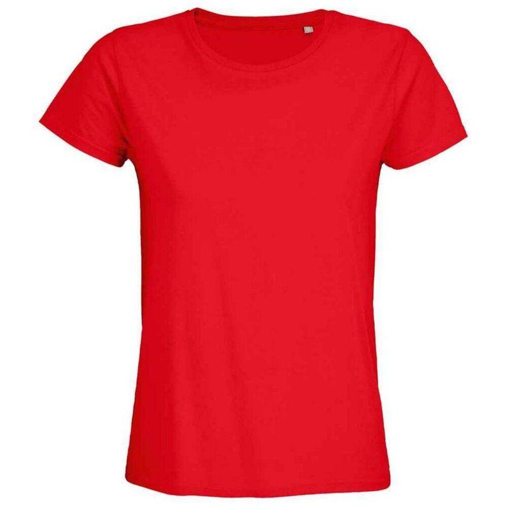 SOLS Womens/Ladies Pioneer T-Shirt / Bright Red